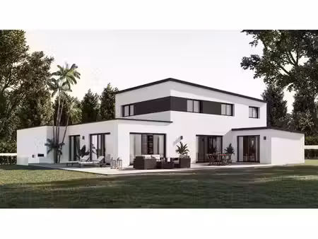 terrain avec maison neuve à vendre