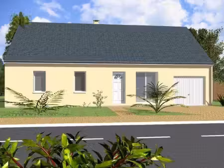 terrain avec maison neuve à vendre