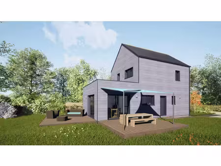 terrain avec maison neuve à vendre