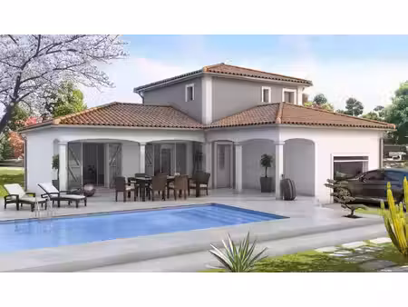 terrain avec maison neuve à vendre