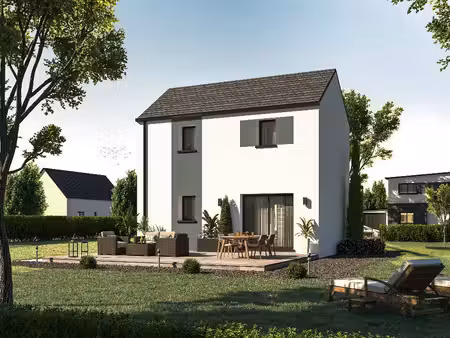 terrain avec maison neuve à vendre