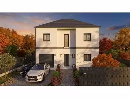 terrain avec maison neuve à vendre