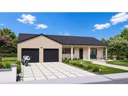 terrain avec maison neuve à vendre
