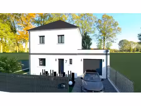 terrain avec maison neuve à vendre