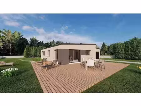terrain avec maison neuve à vendre
