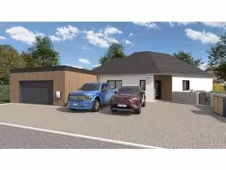 terrain avec maison neuve à vendre