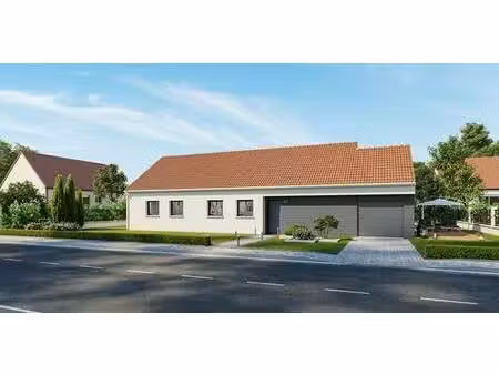 terrain avec maison neuve à vendre