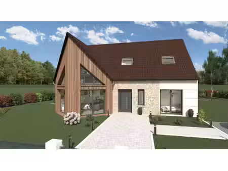 terrain avec maison neuve à vendre