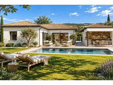 terrain avec maison neuve à vendre
