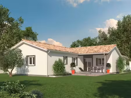 terrain avec maison neuve à vendre