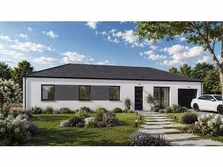 terrain avec maison neuve à vendre