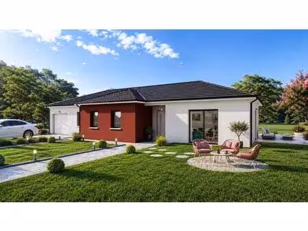 terrain avec maison neuve à vendre