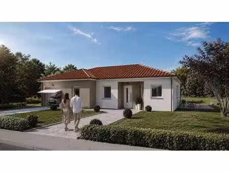 terrain avec maison neuve à vendre