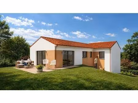 terrain avec maison neuve à vendre
