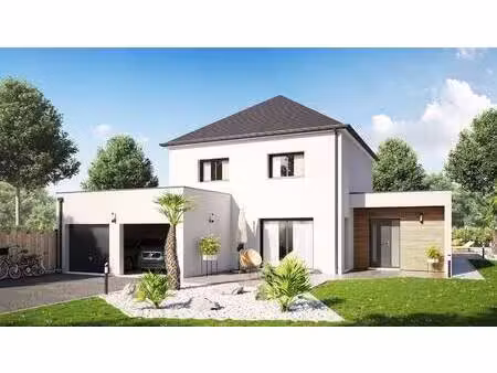 terrain avec maison neuve à vendre