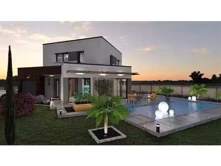 terrain avec maison neuve à vendre