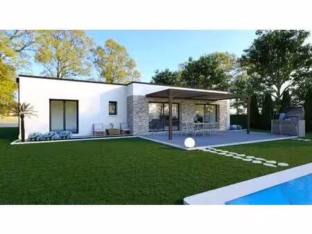 terrain avec maison neuve à vendre