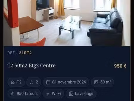 appartement à louer