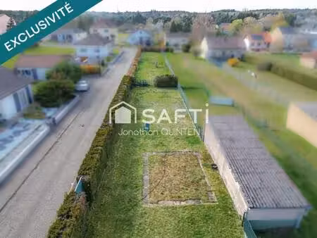 terrain constructible viabilisé à vendre