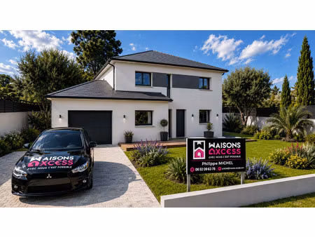 terrain avec maison neuve à vendre
