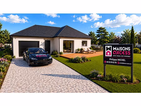terrain avec maison neuve à vendre