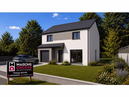 terrain avec maison neuve à vendre
