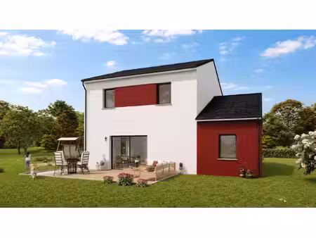 terrain avec maison neuve à vendre