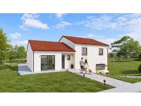 terrain avec maison neuve à vendre