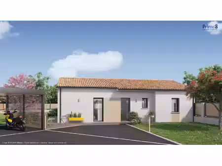 terrain avec maison neuve à vendre