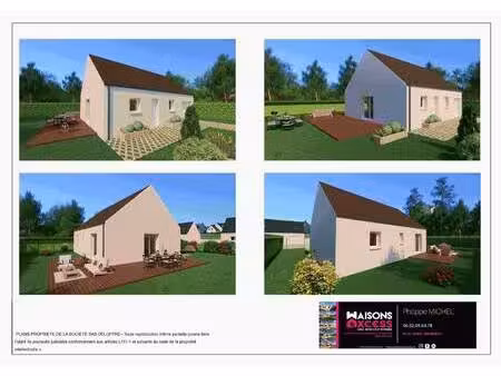 terrain avec maison neuve à vendre