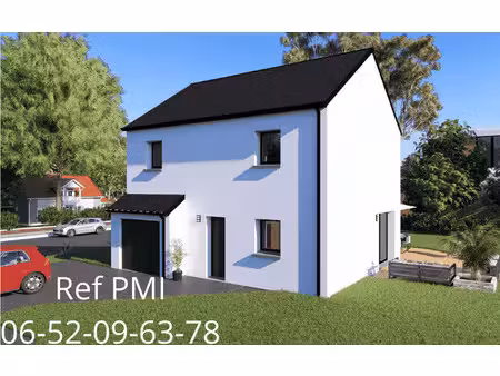 terrain avec maison neuve à vendre