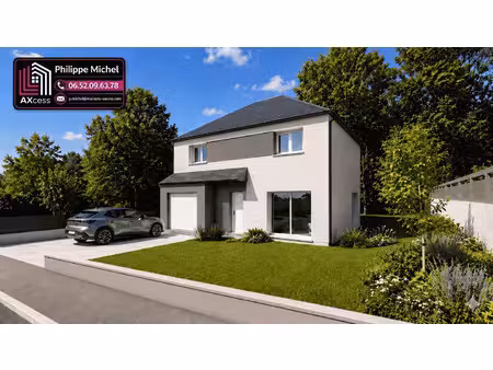 terrain avec maison neuve à vendre