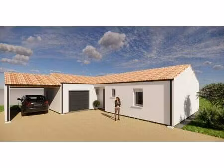 terrain avec maison neuve à vendre