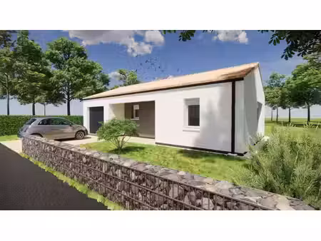 terrain avec maison neuve à vendre