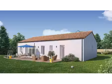 terrain avec maison neuve à vendre