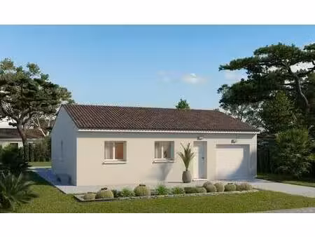 terrain avec maison neuve à vendre