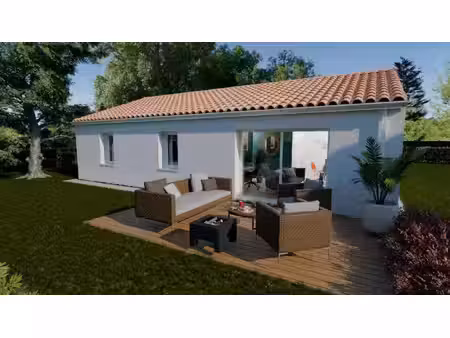 terrain avec maison neuve à vendre
