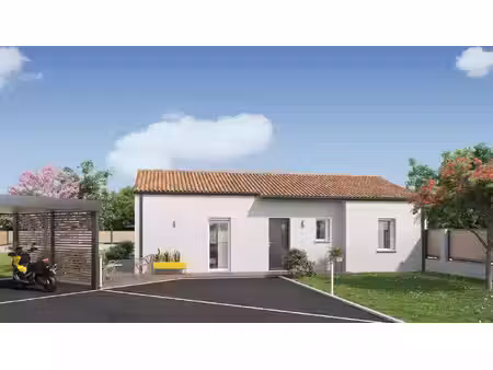 terrain avec maison neuve à vendre