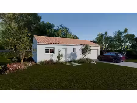 terrain avec maison neuve à vendre