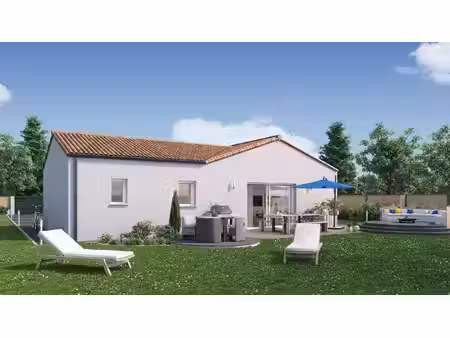 terrain avec maison neuve à vendre