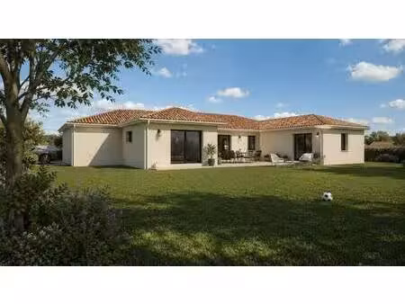 terrain avec maison neuve à vendre