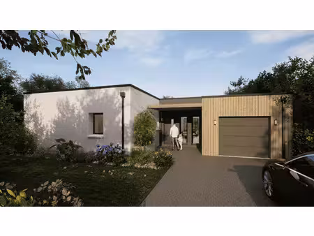 terrain avec maison neuve à vendre