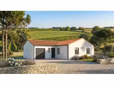 terrain avec maison neuve à vendre