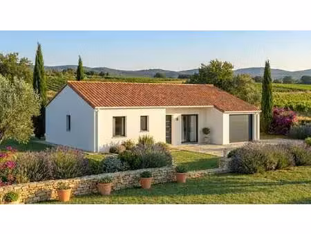 terrain avec maison neuve à vendre