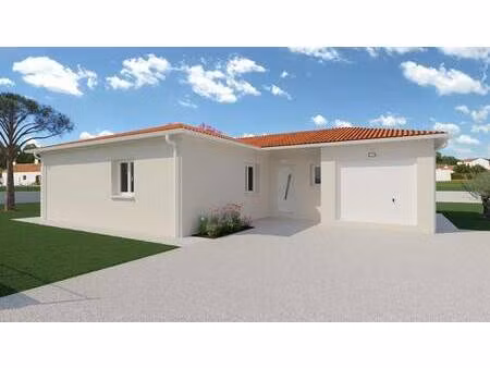 terrain avec maison neuve à vendre