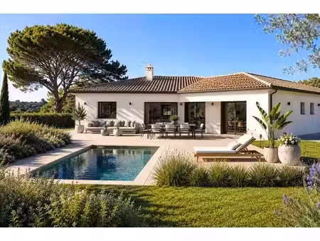 terrain avec maison neuve à vendre