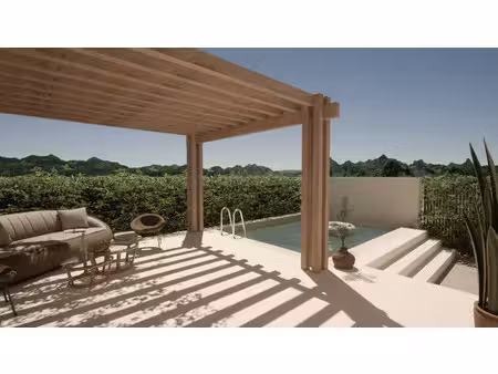 terrain avec maison neuve à vendre