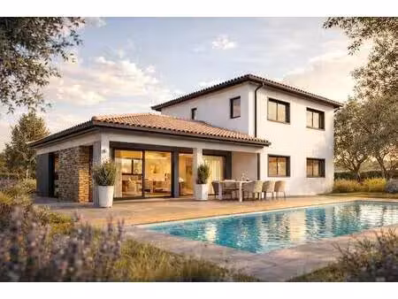 terrain avec maison neuve à vendre