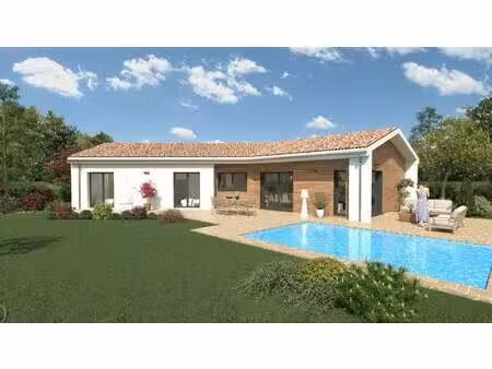 terrain avec maison neuve à vendre
