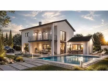 terrain avec maison neuve à vendre